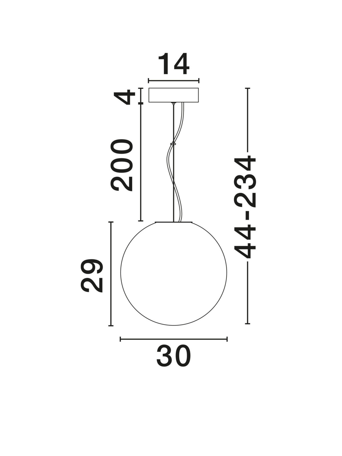 Пендел Nova Luce BOLITA 9204026 бял детайл 5