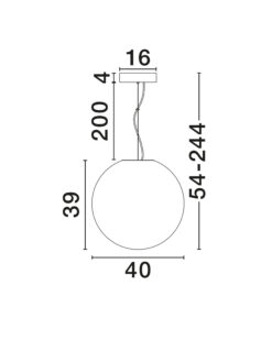 Полилей Nova Luce BOLITA 9204027 бял детайл 5