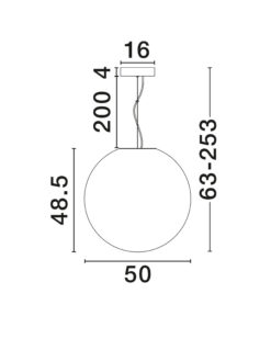 Полилей Nova Luce BOLITA 9204028 бял детайл 6