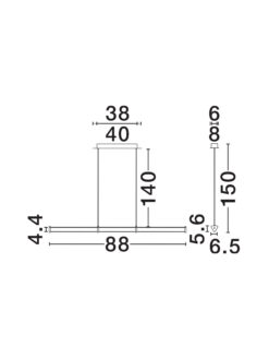 Полилей Nova Luce PHEME 9214145 сребърен детайл 7