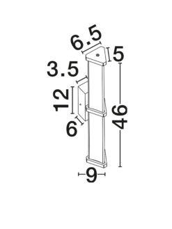 Аплик Nova Luce PHEME 9214153 сребърен детайл 6