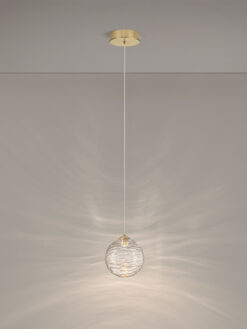Пендел Nova Luce BLAZIK 9214161 златист детайл 3