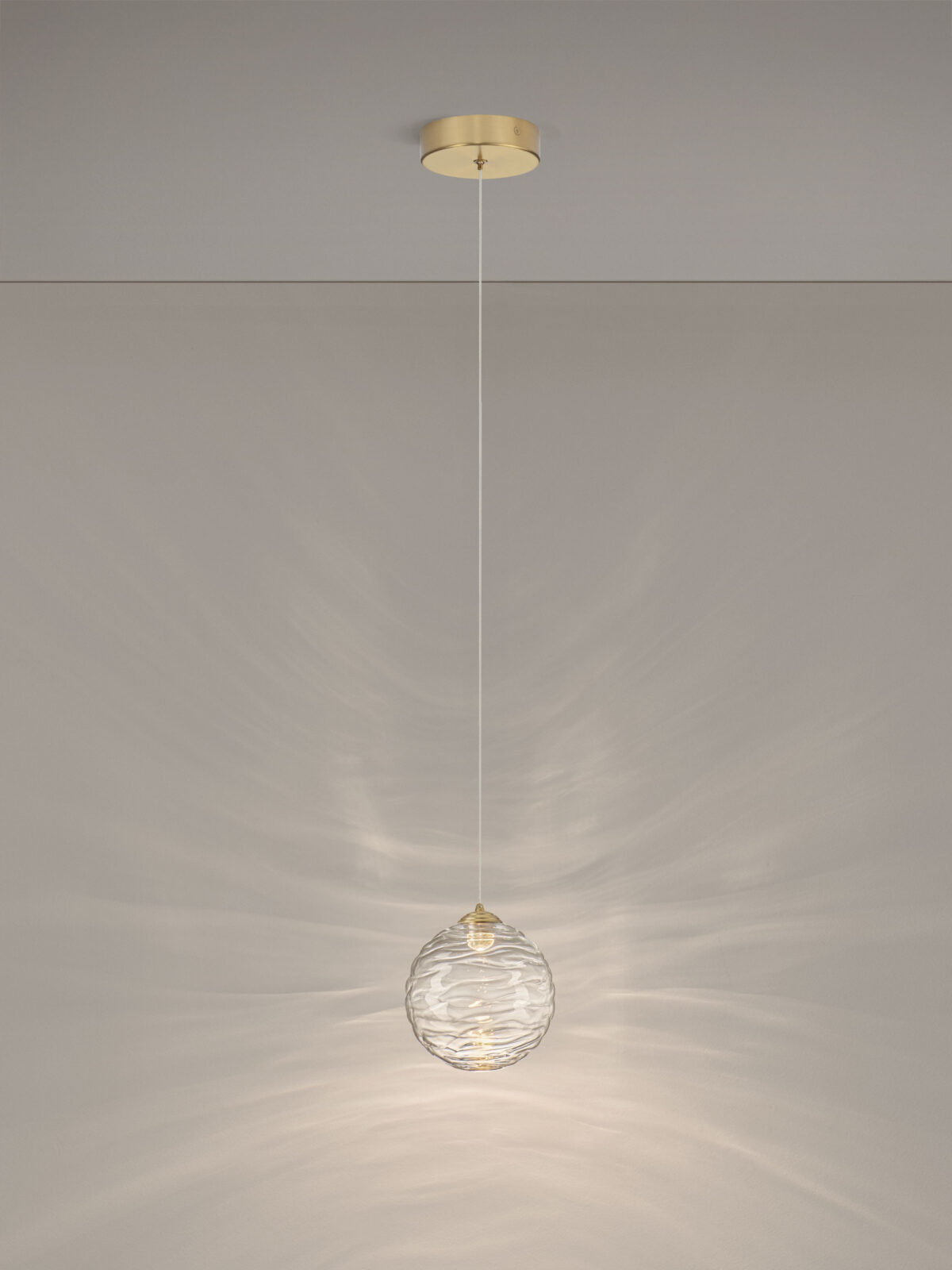 Пендел Nova Luce BLAZIK 9214161 златист детайл 3