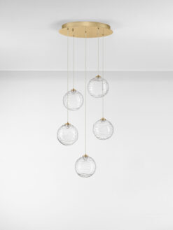 Полилей Nova Luce BLAZIK 9214165 златист детайл 2