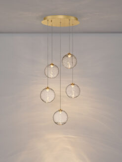 Полилей Nova Luce BLAZIK 9214165 златист детайл 3