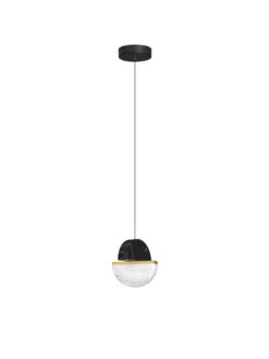 Пендел Nova Luce DORIN 9214170 черен в интериор