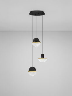 Полилей Nova Luce DORIN 9214173 черен детайл 2