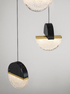 Полилей Nova Luce DORIN 9214173 черен детайл 4