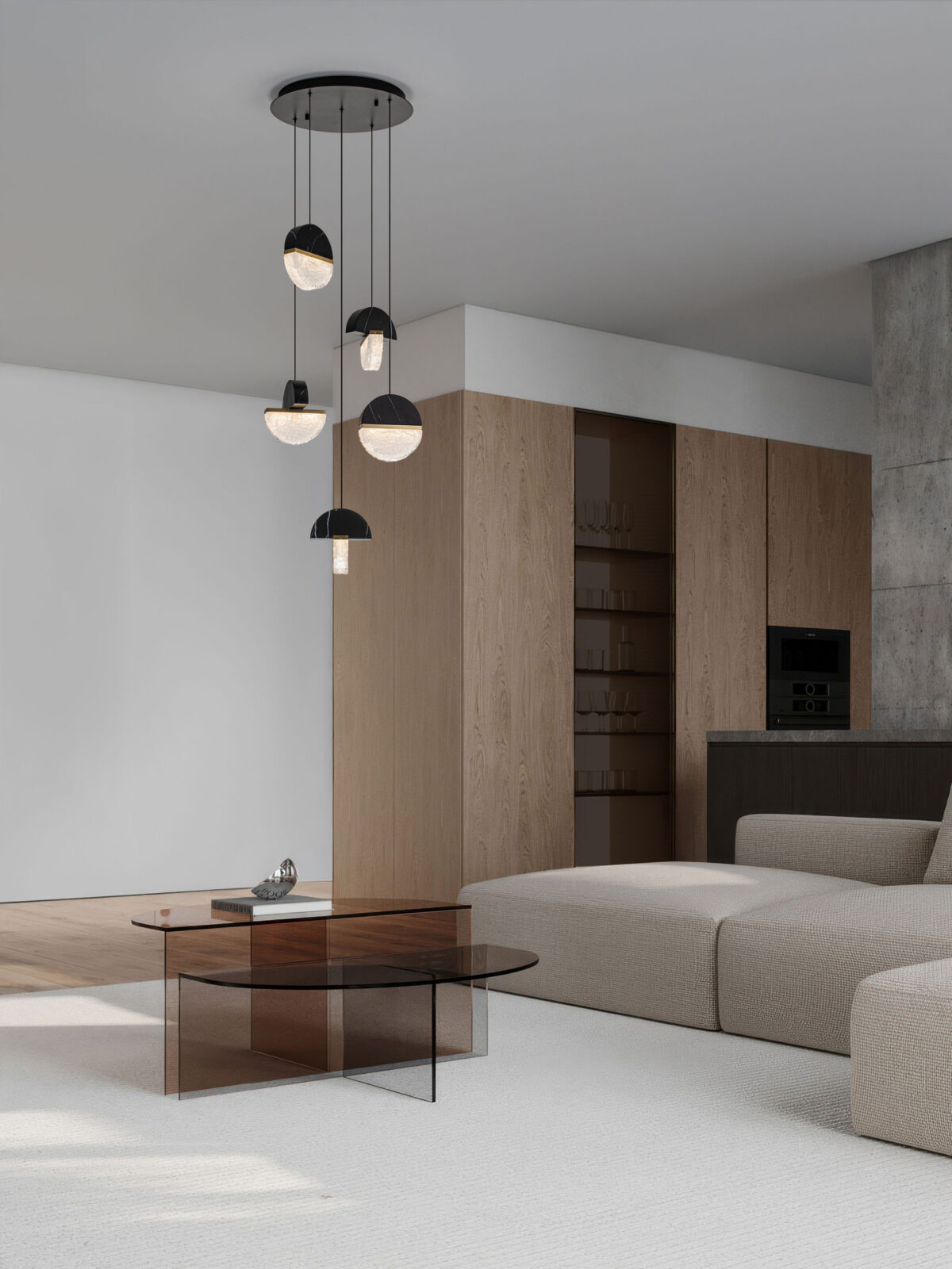 Полилей Nova Luce DORIN 9214174 черен