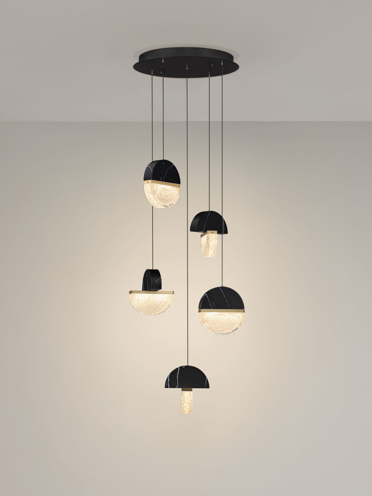 Полилей Nova Luce DORIN 9214175 черен детайл 3