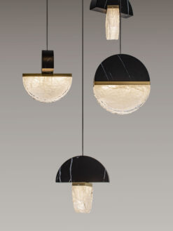 Полилей Nova Luce DORIN 9214175 черен детайл 4