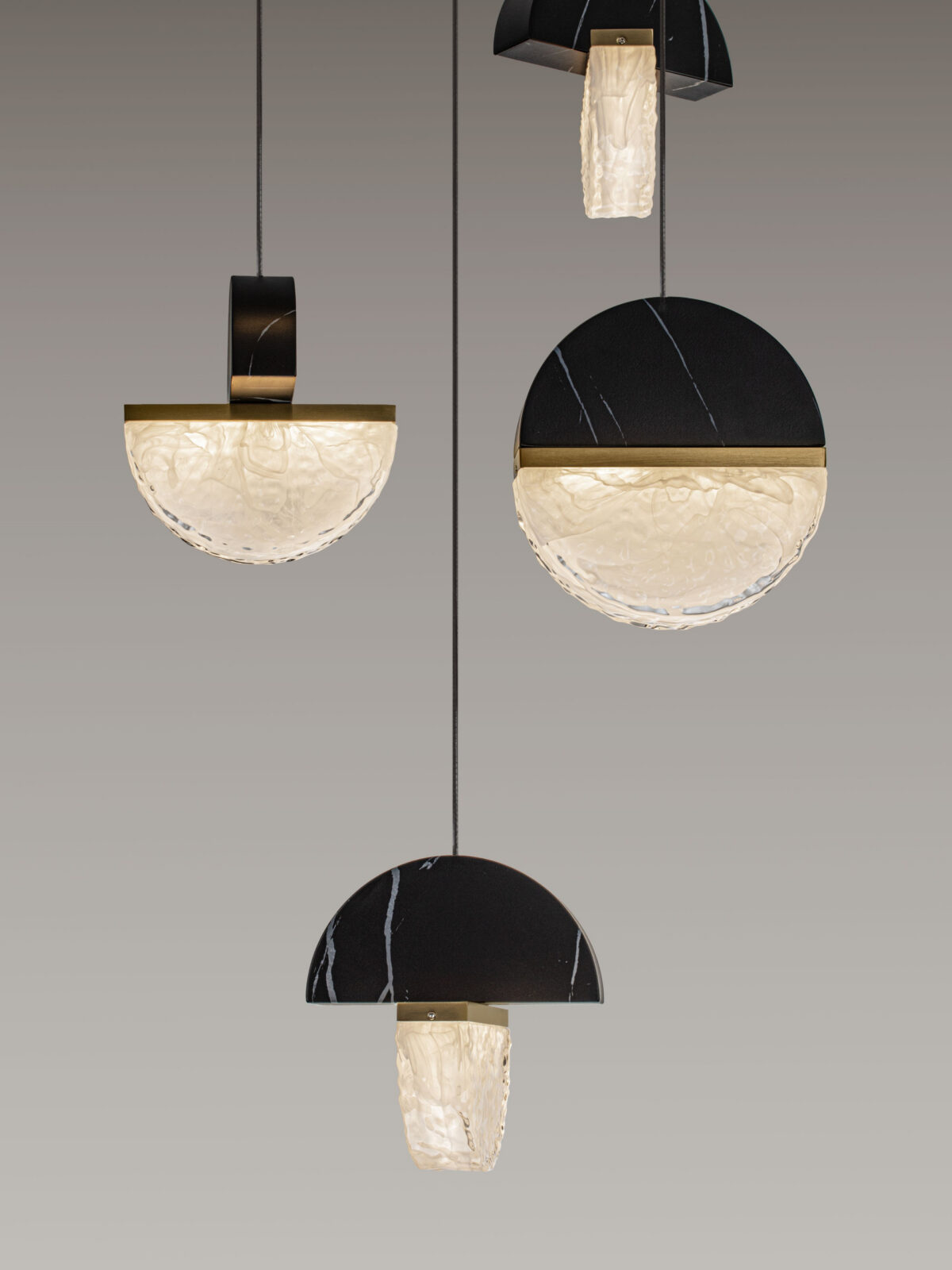 Полилей Nova Luce DORIN 9214175 черен детайл 4