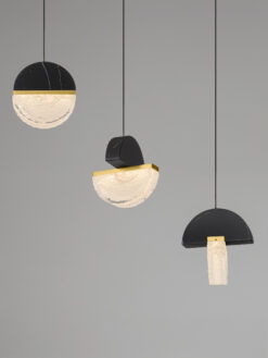 Полилей Nova Luce DORIN 9214176 черен детайл 4
