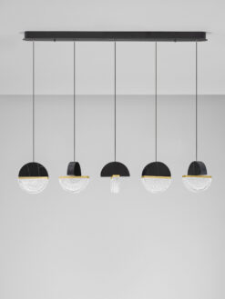Полилей Nova Luce DORIN 9214177 черен детайл 2