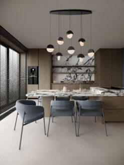 Полилей Nova Luce DORIN 9214180 черен