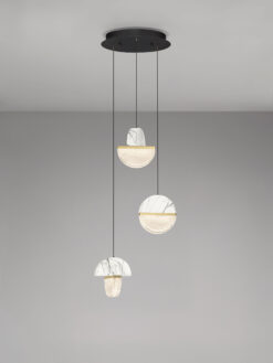 Полилей Nova Luce DORIN 9214186 черен детайл 3