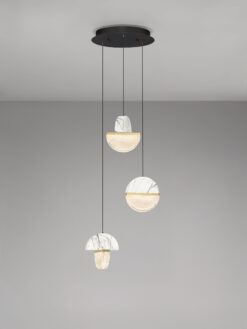 Полилей Nova Luce DORIN 9214187 черен детайл 3