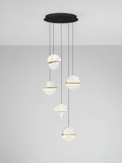 Полилей Nova Luce DORIN 9214189 черен детайл 2