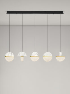 Полилей Nova Luce DORIN 9214191 черен детайл 3