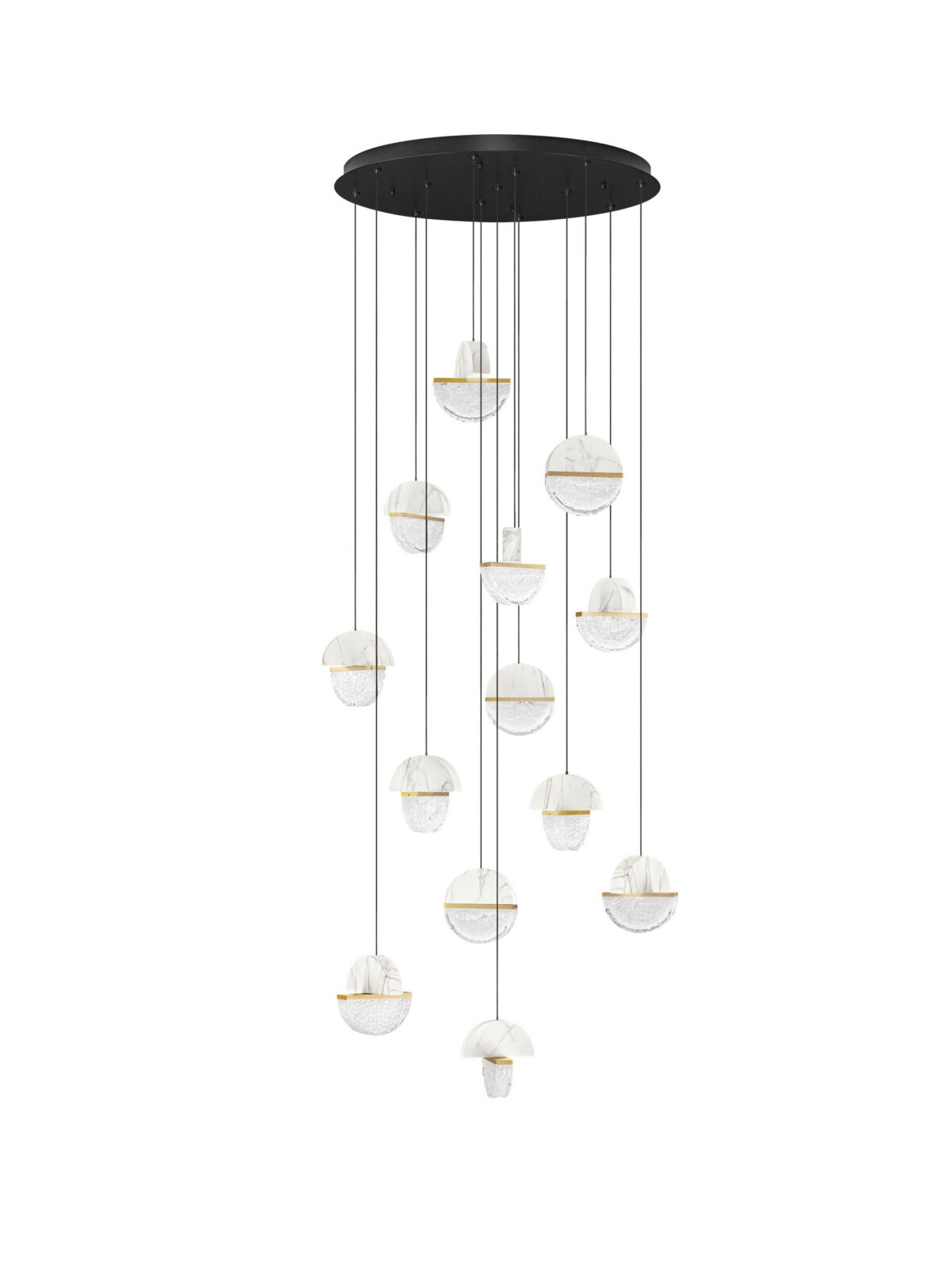 Полилей Nova Luce DORIN 9214192 черен в интериор