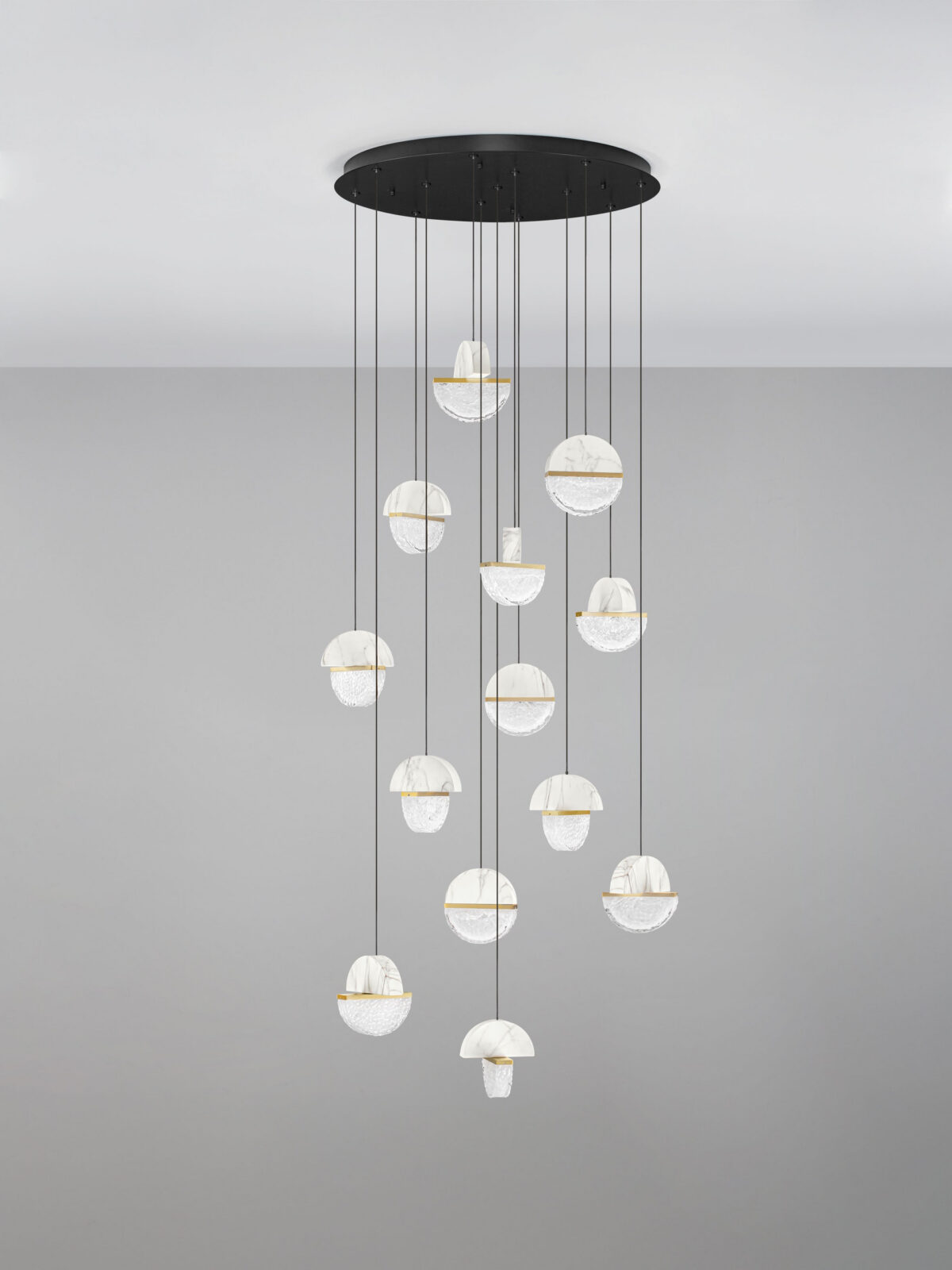 Полилей Nova Luce DORIN 9214192 черен детайл 2