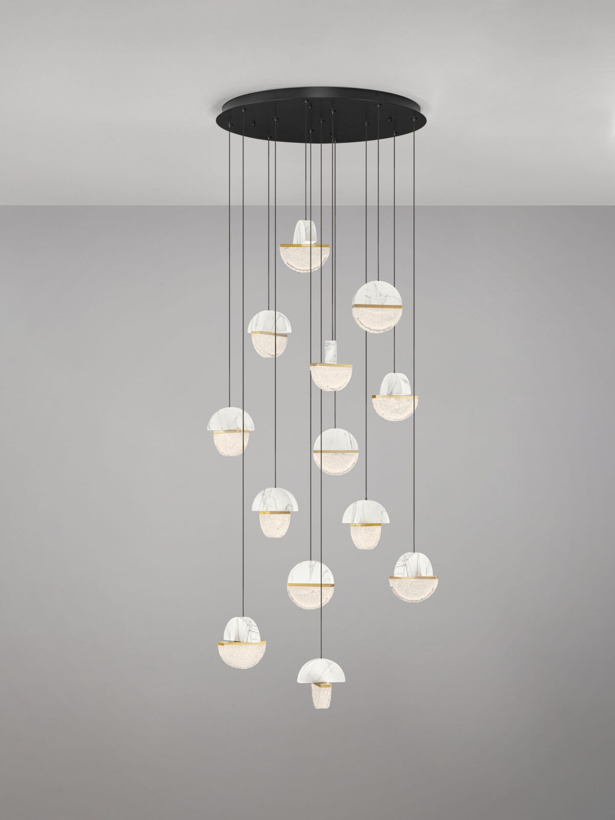 Полилей Nova Luce DORIN 9214192 черен детайл 3