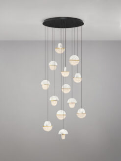 Полилей Nova Luce DORIN 9214193 черен детайл 3