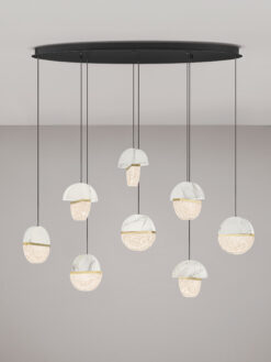 Полилей Nova Luce DORIN 9214194 черен детайл 3