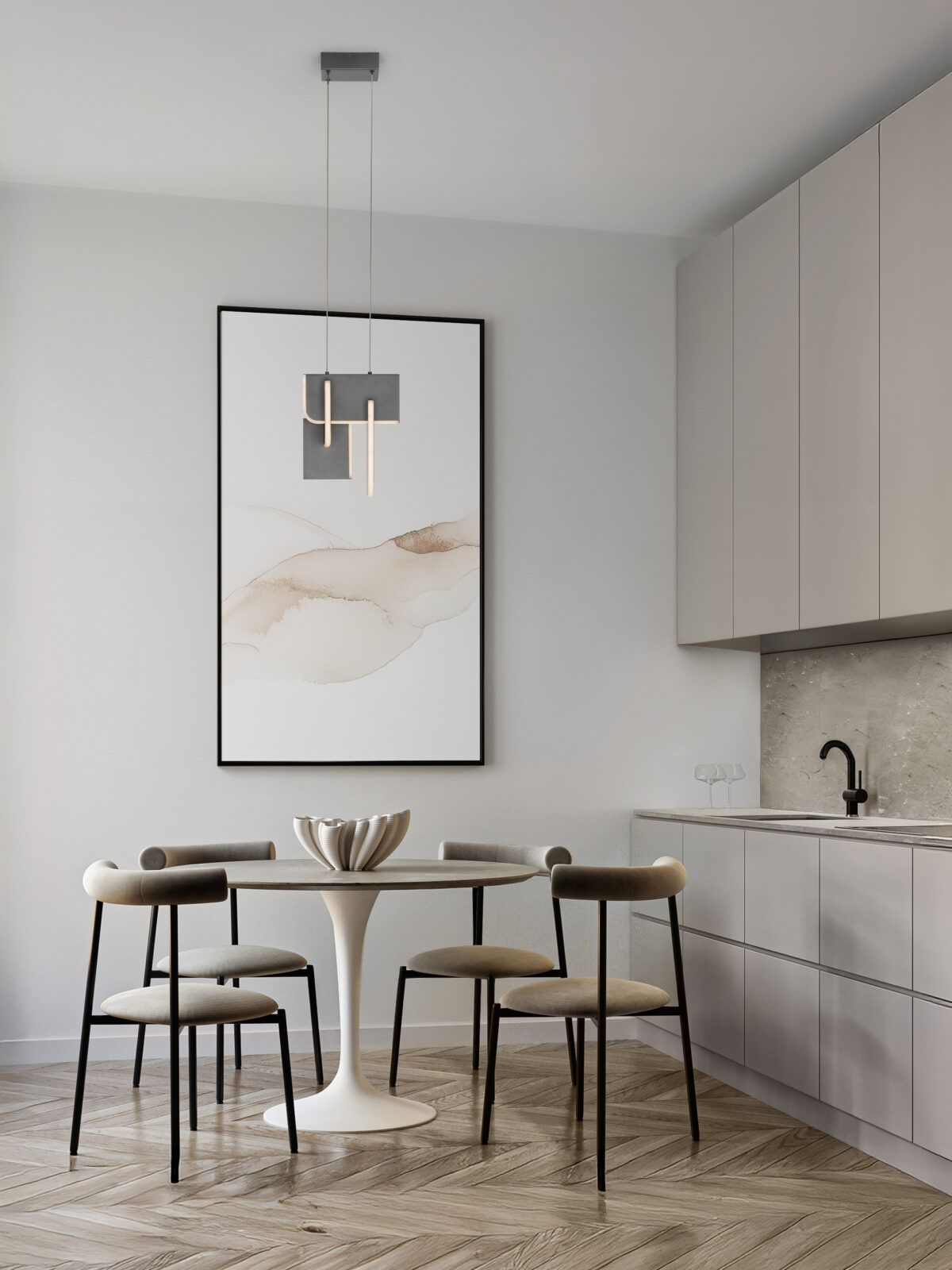 Полилей Nova Luce TOTEM 9214210 антрацитен