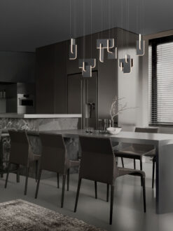 Полилей Nova Luce TOTEM 9214213 антрацитен детайл 5