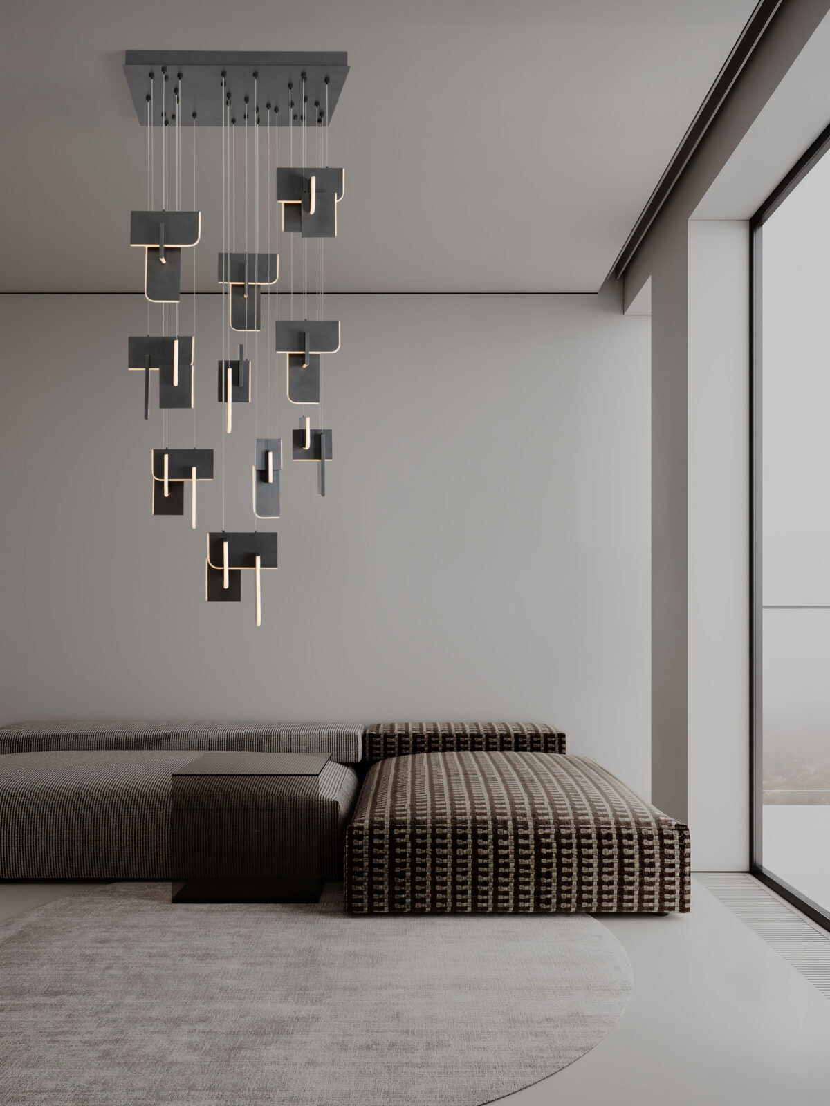 Полилей Nova Luce TOTEM 9214214 антрацитен