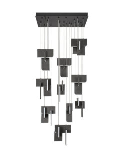 Полилей Nova Luce TOTEM 9214215 антрацитен в интериор