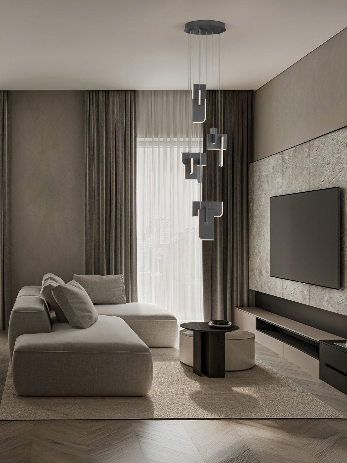 Полилей Nova Luce TOTEM 9214216 антрацитен
