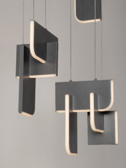 Полилей Nova Luce TOTEM 9214216 антрацитен детайл 5