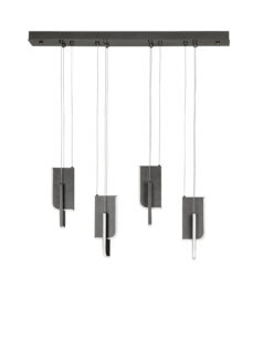 Полилей Nova Luce TOTEM 9214218 антрацитен в интериор