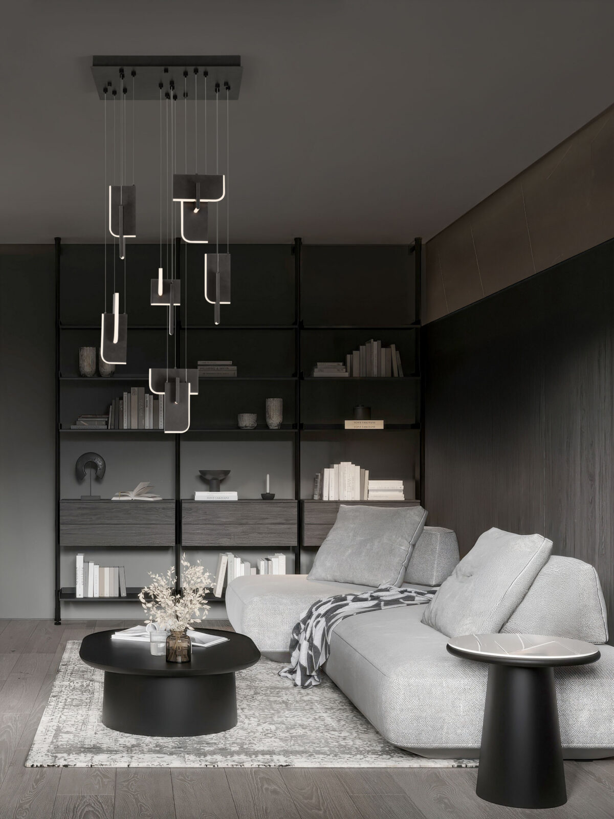 Полилей Nova Luce TOTEM 9214219 антрацитен