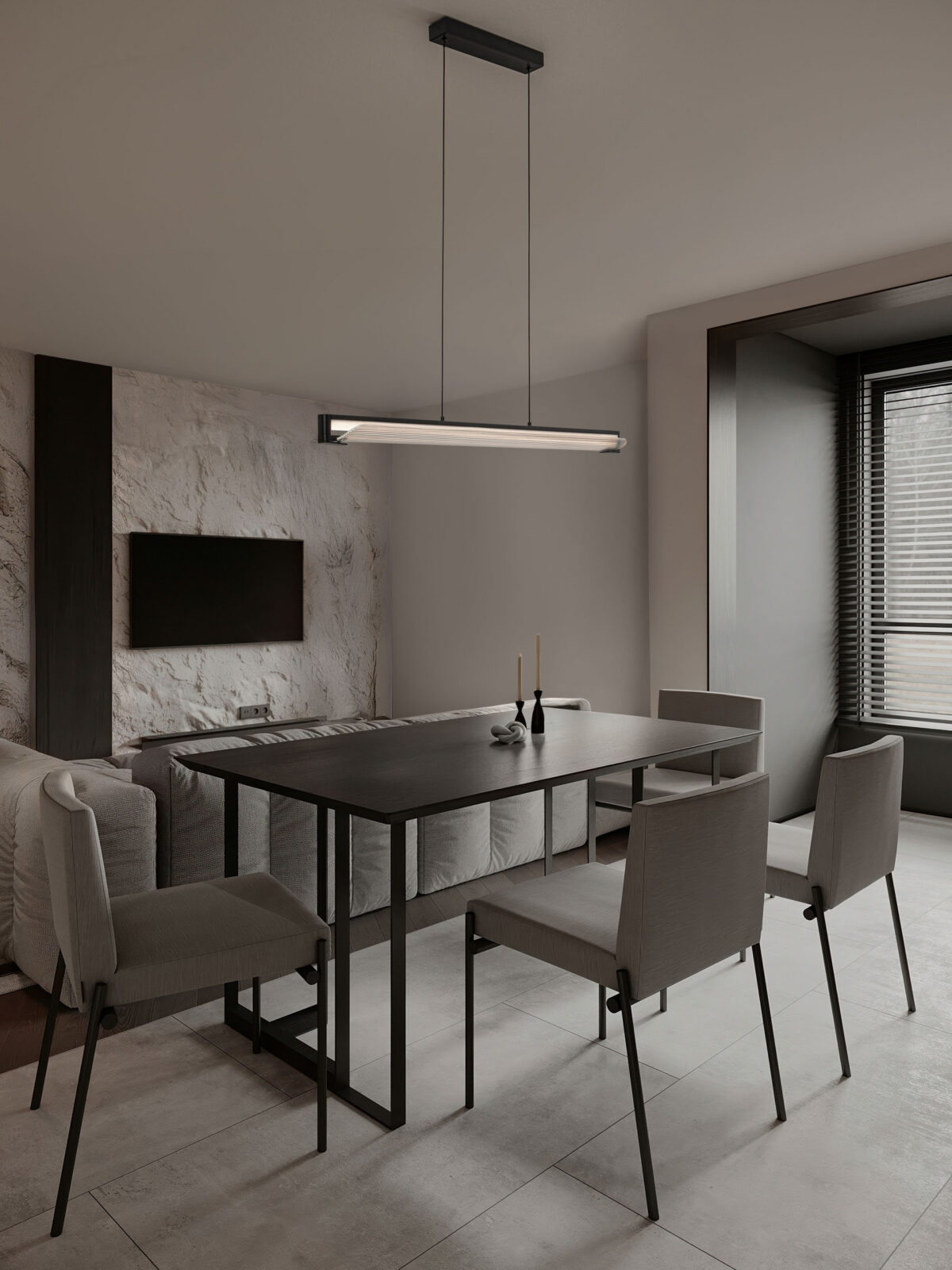 Полилей Nova Luce EMERY 9214230 черен