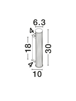 Аплик за баня Nova Luce MISTY 9215803 черен детайл 6