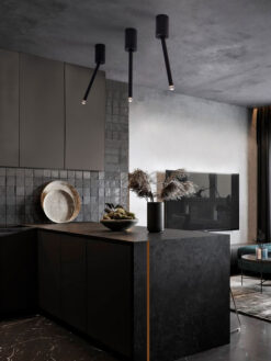 Плафониера Nova Luce STILVI 9232139 черен