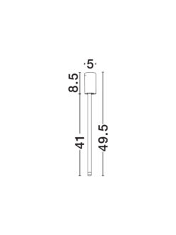 Плафониера Nova Luce STILVI 9232141 черен детайл 6