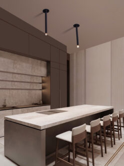 Плафониера Nova Luce STILVI 9232145 черен