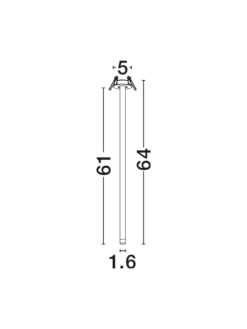 Плафониера Nova Luce STILVI 9232148 бял детайл 3