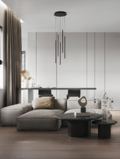 Полилей Nova Luce STILVI 9232152 черен