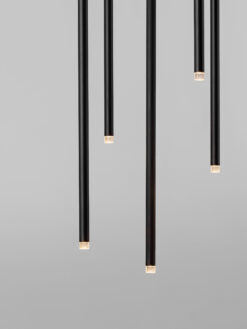Полилей Nova Luce STILVI 9232152 черен детайл 4