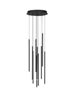 Полилей Nova Luce STILVI 9232153 черен в интериор