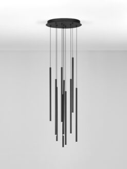 Полилей Nova Luce STILVI 9232153 черен детайл 2