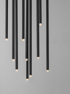 Полилей Nova Luce STILVI 9232153 черен детайл 4