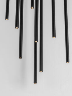 Полилей Nova Luce STILVI 9232153 черен детайл 5