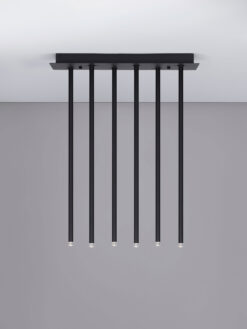 Полилей Nova Luce STILVI 9232155 черен детайл 3