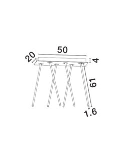Полилей Nova Luce STILVI 9232155 черен детайл 6